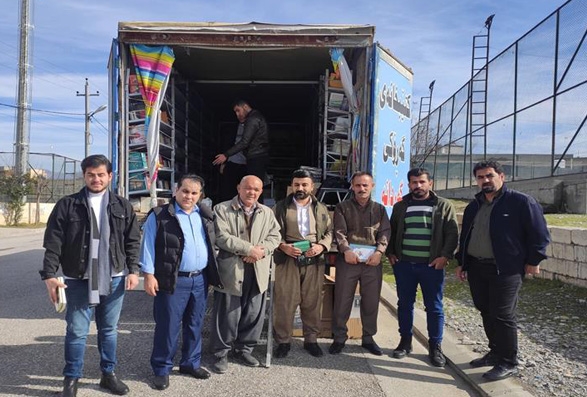 له‌ رواندز..پیشانگایەكی كتێبی گەڕۆك كرایەوە