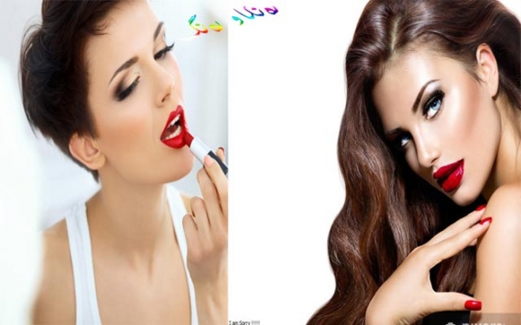 رەنگی هەڵبژێردراوی لێو بۆ ساڵی تازە