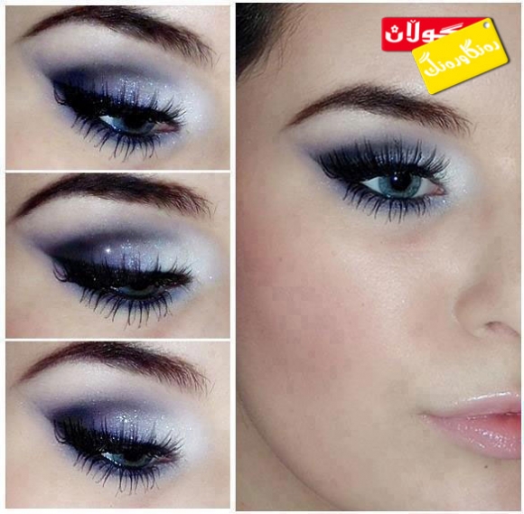 ماكیاژێكی نموونەیی بۆ جوانكاری چاو و رووخسار