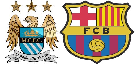 گێمی یەكەمی یاری نێوان بارسێلۆنا و مان سیتی بە ئەنجامی 1-0 كۆتایی هات