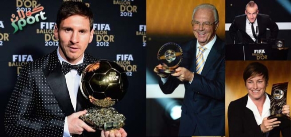 ژمارەی پێوانەیی جیهانی شكاند:میسی بۆ جاری چوارەم بە باشترین یاریزانی جیـهان لە ساڵی 2012 دەستنیشان كرایەوە