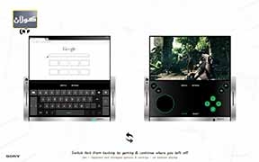 مۆبایلێكی دوو شاشە لە سۆنییەوە