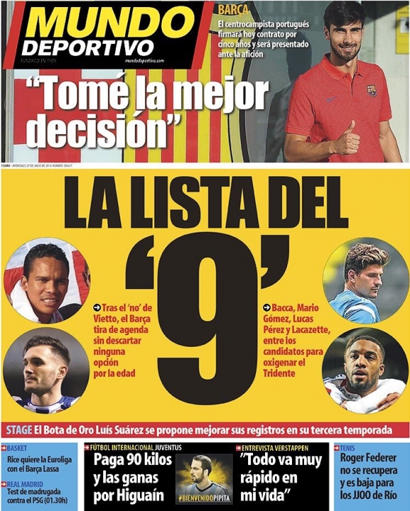 ​ گرینگترین مانشێتی ئەمڕۆ چوار شەممەی ڕۆژنامەکانی ئیسپانیا