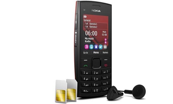 موزیكفۆنە دوو سیمكارتەكەی نۆكیا