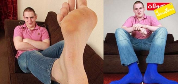 ئەم كوڕە پێڵاوی پێوانە 60 لە پێ دەكات!