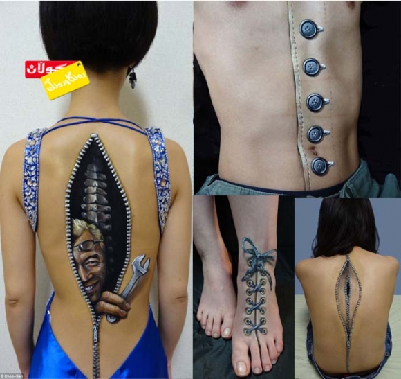 نمایش لە سەر جەستە!