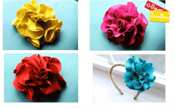 تەوقە گوڵداری پرچ بەستن