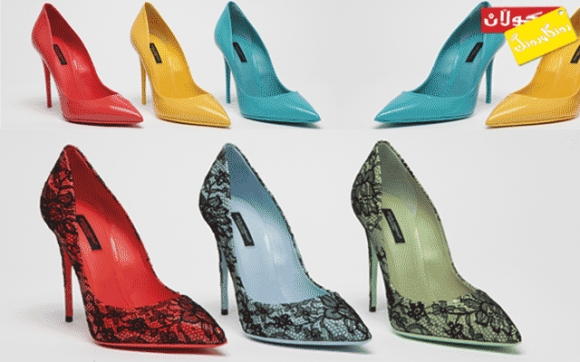 پێڵاوی پاژنە بەرز و تاك رەنگ بۆ وەرزی بەهار