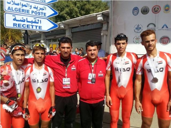 كوردێك ملوانكەی برۆنز بۆ عێراق بە دەست دەهێنێت