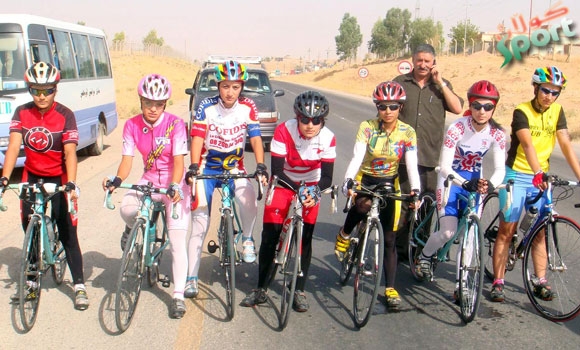 چوارشه‌مه‌ هه‌ڵبژارده‌ى پاسكیل سوارى عێراق ده‌گه‌نه‌ پایته‌خت