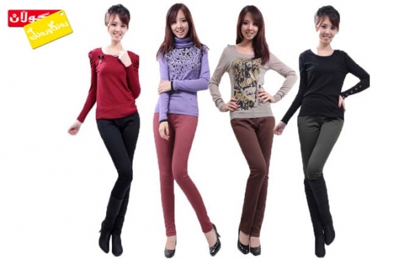 پانتۆڵی مۆدە تێكـــەڵ لە جینز و قوماش