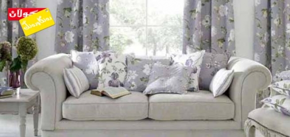 پەردەی گوڵدار بۆ دیكۆری ماڵ