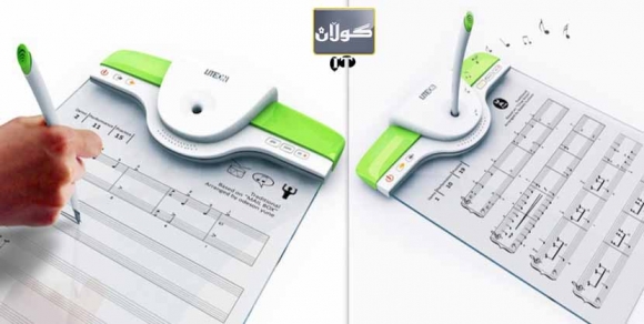 پێنووسێك ئاوازەكان دەكاتە نۆتەی مۆسیقا