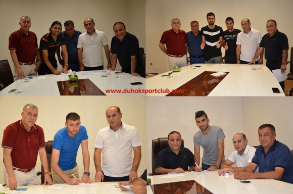 یانەی دهۆك گرێبەستی پێنج یاریزانی یانەكەی نوێكردەوە