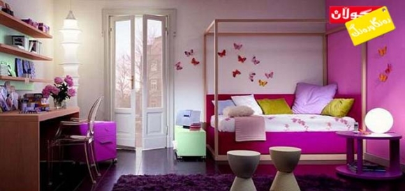 رەنگی وەنەوشەیـی بۆ دیكۆری ماڵ