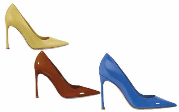 پێڵاوی پاژنە بەرزە و تاك رەنگە بۆ وەرزی بەهار