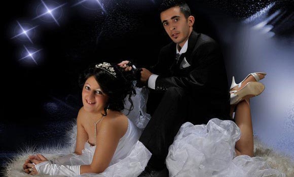 سەیرترین وێنەی بووك و زاوا