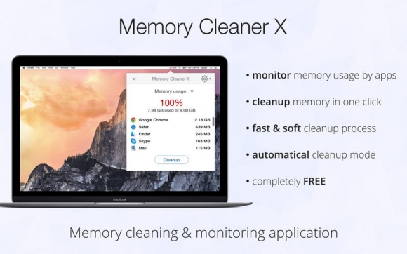 Memory Cleaner بۆ ماك ئۆ ئێس