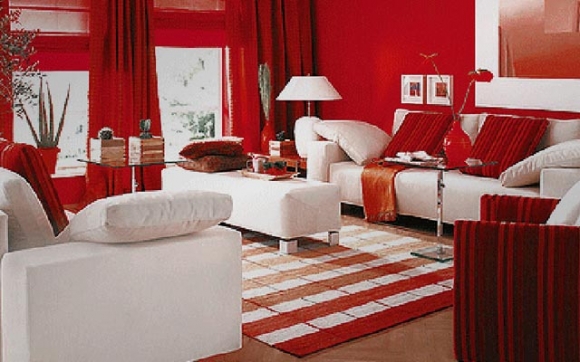 شێوازێک بۆ گونجاندنی ڕەنگی سور لەگەڵ دیکۆری ماڵەکەت