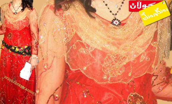 ڕەنگی سووری سادە و بێ بریقە بۆ كراسی كوردی