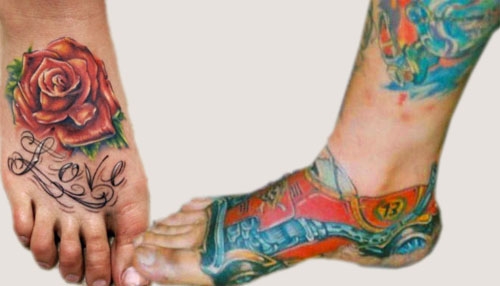 تاتۆ گەیشتە سەر قاچیش!