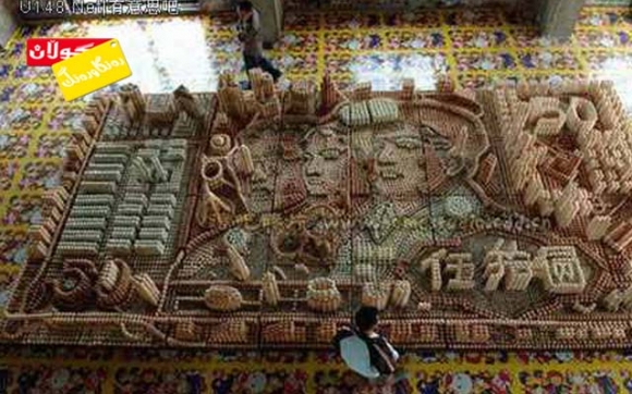 تابلۆیەك لە هێلكە!