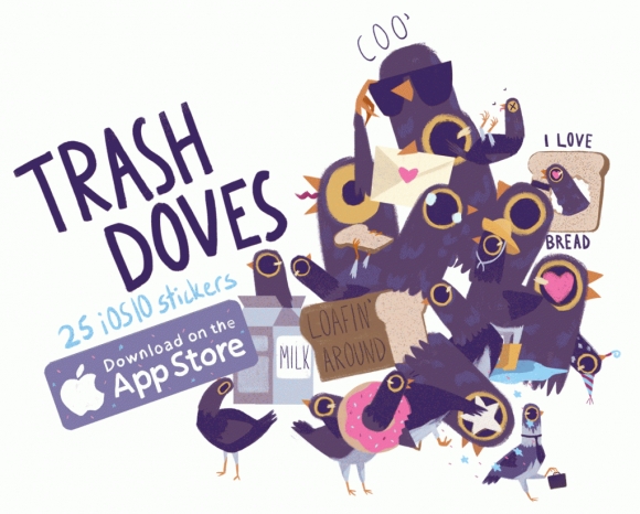 چیرۆکی ستیکەری کۆترە مۆرەکە تەواوی ئینتەرنێتی تەنیوە.