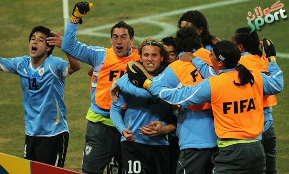 غانا بردنه‌وه‌ى پێشكه‌شی ئۆرگواى كرد