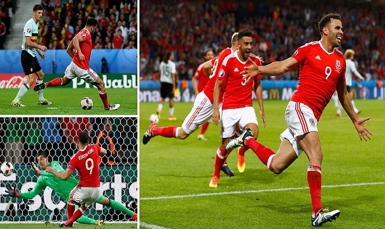 بە وێنە ... وێڵز شكستی بە بەلجیكا هێناو مێژووی نوسیەوە