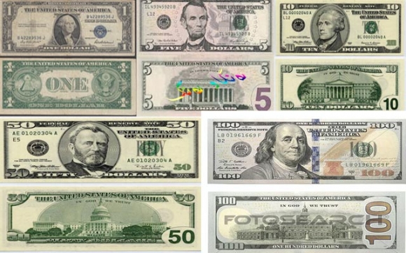 وێنەكانی سەر دراوی دۆلار