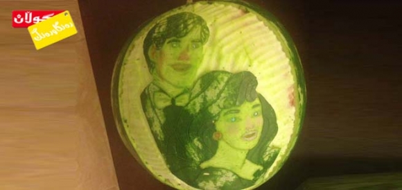 وێنەی بووك و زاوا لەسەر شووتی