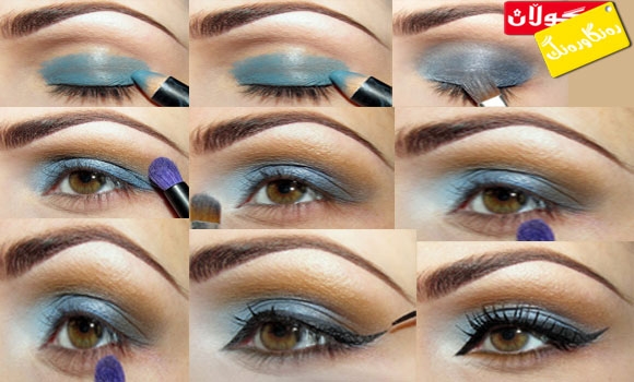 ماكیاژی پێڵووی چاو