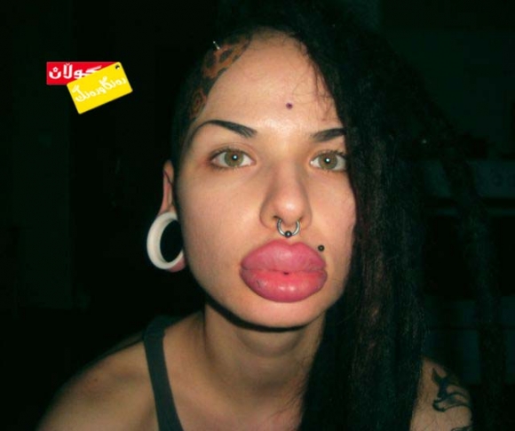 خاوەن گەورەترین لێو!