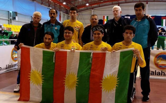 لە هەولێری پایتەخت پاڵەوانێتی گۆڵ بۆڵی نابینیان دەستی پێكرد