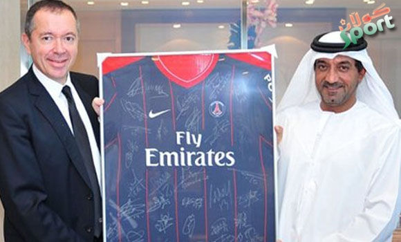 کۆمپانیای فرۆکەوانی ئیماراتی گریبەستەکەی لەگەڵ پاریس سانجێرمان نوێکردەوە