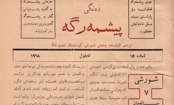 هەگبەی ڕۆژنامەگەری كوردی دەنگی پێشمەرگە